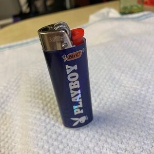 BIC Playboy Blue Pocket Lighter - Red Igniter